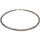 Funk-Collier Edelstein Kette - Ametrin, Coated Quarz facettiert, 45 cm, Silber verg. Karabiner