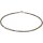 Funk-Collier Edelstein Kette facettierter Labradorith, 925oo Silber Schloss, ca. 45 cm