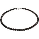 Funk-Collier Edelstein Kette Granat, facettiert, Ø...