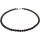 Funk-Collier Edelstein Kette Granat, facettiert, Ø ca. 7 mm, ca. 46 cm