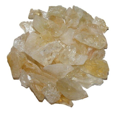Citrin 100 g (Amethyst gebrannt) kleine Rohsteine Rohstücke Wassersteine ca. 10 -20  mm