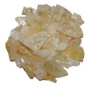 Citrin 100 g (Amethyst gebrannt) kleine Rohsteine Rohstücke Wassersteine ca. 10 -20  mm