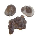 Chalcedon 3 Stück kugelige Chalcedon Quarze aus Marokko je Stück ca. 20-40 mm