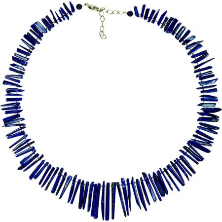 Edelstein Kette - afghanischer Lapis Lazuli...