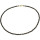 Funk-Collier Rauchquarz facettierte Kugel Kette in Dunkelbraun, ca. Ø 4.5 mm, ca. 45 cm