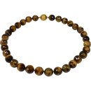 Funk-Collier Edelstein Kette. Tigerauge facettiert. 925oo...