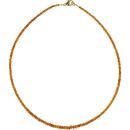 Funk-Collier Mandarinengranat facettiert, ca. 46 cm, ca...
