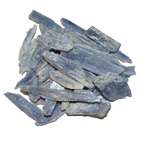 Disthen blau 50 g Kyanit Rohsteine Rohstücke Wassersteine ca. 2 -5 cm
