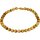 Tigerauge Kugelcollier - gold-gelb, ca. 12 mm, 925 verg. Spiralschloß, ca. 49 cm