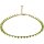 Funk-Armband Peridot Tropfenkette facettiert, 925 SI. verg, ca. 75 Karat, ca 39,5-45 cm