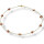 Funk-Collier Süsswasser Zuchtperle weiß mit Süsswasser Perlen Caramel, ca. 47 cm