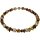 Funk-Collier Schöner Edelsteinschmuck, Bernstein, Keshi Perle, Achat fac, ca. 43,5 cm, Damen
