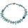Edelsteinkette Amazonit mit Lapis Lazuli, ca. 50.5 cm, Damen