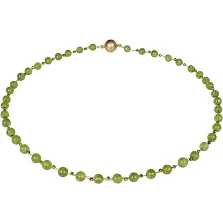 Light & Comfort Peridot, Pyrit facettiert, Magnetschloß, 44 cm, Damen