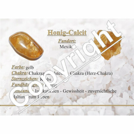 Calcit Honig Calcit Rohstein aus Mexiko ca. 70 - 100 g