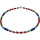 Korallen Kette mit Lapis Lazuli und Türkis, ca. 46 cm, Damen