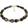Funk-Collier Edelsteinkette Muskovit mit vergoldetem Hämatit, 925oo SI Schloß, ca. 44-50 cm