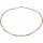 Funk-Collier Biwaperle mit Bambuskoralle, ca.47 cm, Silber verg. Karabiner, Damen