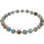 Edelsteinkette green Shadow Achat facettiert, Magnetschloss, ca. 45.5 cm, Damen