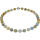 Funk-Collier Edelsteinkette bunter Aquamarin facettiert, Magnetschloss, ca. 47 cm, Damen