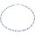 Funk-Collier Edelsteinschmuck Lapis Lazuli, Bergkristall, Magnetschloss, ca. 46 cm