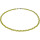Funk-Collier Edelsteinkette Goldserpentin facettiert, ca. Ø 4.5 mm, Damen, ca. 41 cm, 925oo SI Schloß