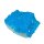 Kupfersulfat gezüchteter blauer Glitzer Kristall auf Matrix Muttergestein