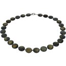Tahiti Muschel Collier, 925oo Silber Schloss, 45.5 cm, Damen