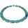 Edelsteinschmuck Howlith-Türkis, Lapis Lazuli Design-Element, ca. 49 cm, Damen
