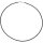 Funk-Collier Schwarzer Spinell, hochwertige, Brillante Linsen - Facettierung. ca. 45 cm, Damen