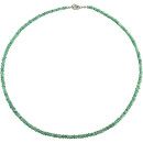 Funk-Collier Edelsteinkette Smaragd, ca. 45 Karat, 925oo...