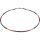 Collier facettierter Saphir, Smaragd, Rubin facettiert, ca. 45.5 cm, Damen