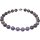 Funk-Collier Edelsteinkette Lepidolith, Ø ca. 16.5 mm, Magnetschloss, ca. 48 cm