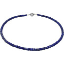 Edelsteinschmuck Lapis Lazuli, Linsencollier ca. 44 cm,...