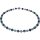 Funk-Collier Edelsteinschmuck Charoit mit Amazonit, Magnetschloss, ca. 45 cm