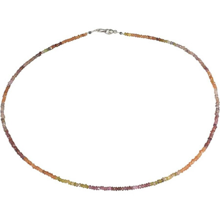 Funk-Collier Tundru Granat facettiert, ca. 43 cm, ca. 25 Karat, Damen