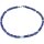 Exklusives Edelsteincollier Lapis Lazuli, Amazonit, 925oo Silber, ca. 46.5 cm