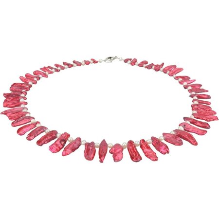 Funk-Collier Biwa Perle mit Süsswasser Zuchtperle, ca. 45...