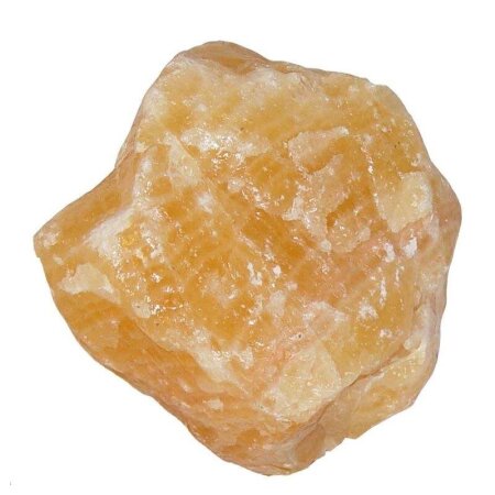 Orangencalcit XL Rohstein Rohstück aus Mexiko schöne orange Farbe ca.700 - 900 g