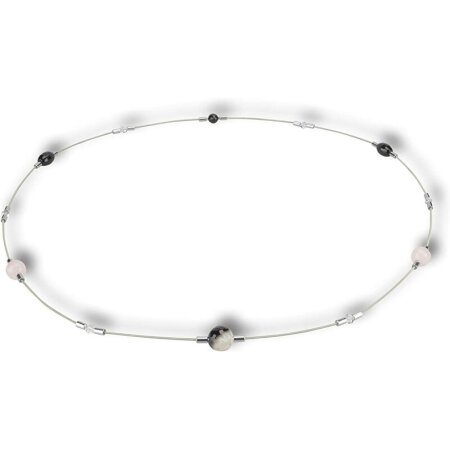 Funk-Collier Endless Dream, Drusen Achat, Rosenquarz,...