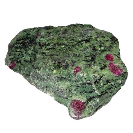 Rubin Zoisit Rohstein gute Quailität mit Rubin faustgroß 1 - 1,5 kg ca. 10 - 15 cm