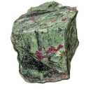 Rubin Zoisit Rohstein gute Quailität mit Rubin faustgroß 1 - 1,5 kg ca. 10 - 15 cm