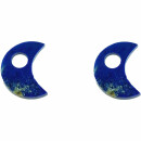 Lapis Lazuli Halb-Mond, 2 Einhänger z. B. für...
