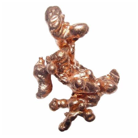Kupfer gediegen kleine Skulptur Größe S- ca.12-20 g ca. 30 - 35 mm