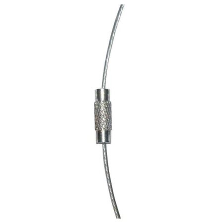 Edelstahlreifen silber 50 cm mit Schraubverschluss