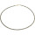 Edelsteinkette Pyrit facettiert, ca. 46.5 cm, 925oo Si. verg. Karabiner
