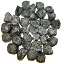 Turmalin grün Verdelith Rohstein Natur und unbehandelt roh - ca. 24 - 28 mm ca. 130-150 Carat
