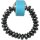 Energie-Power-Ring, Flexible Größe ca. 54-63, Howlith-Türkis, 925oo Silber