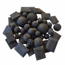 Lava gebohrte Teile ca. 2 - 30 mm für Ketten &...