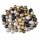 Muschelkern Perlen verschiedene Farben gebohrt ca. 8 - 24 mm für Ketten &  Armbänder